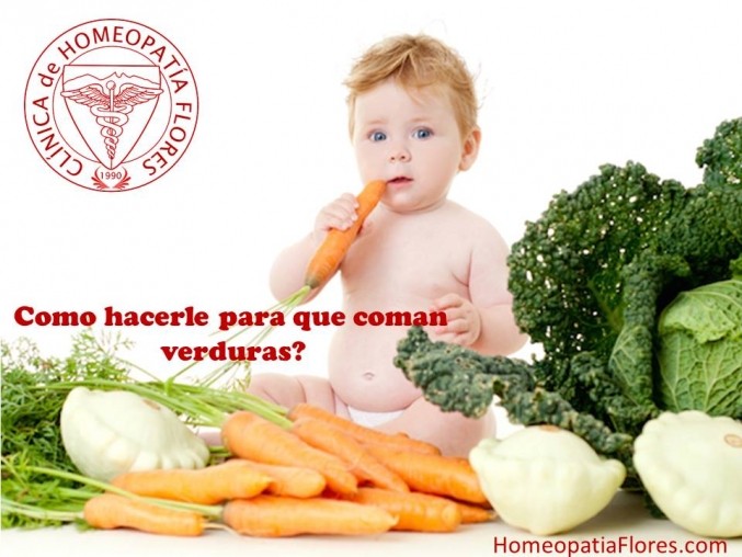 Como hacer que los niños pequeños coman verduras? 