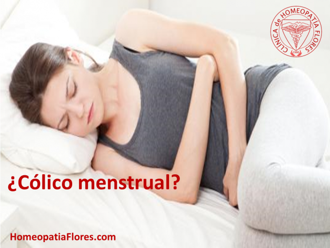 La homeopatía para el cólico menstrual