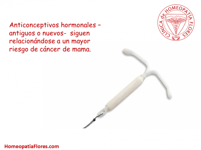 Los anticonceptivos modernos, al igual que los viejos, siguen relacionados a cancer de mama.