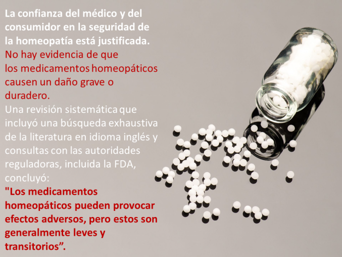 La homeopatía es segura
